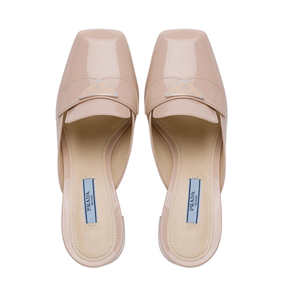 PRADA 女士粉色皮革高跟鞋 1D015M-069-F0236 商品