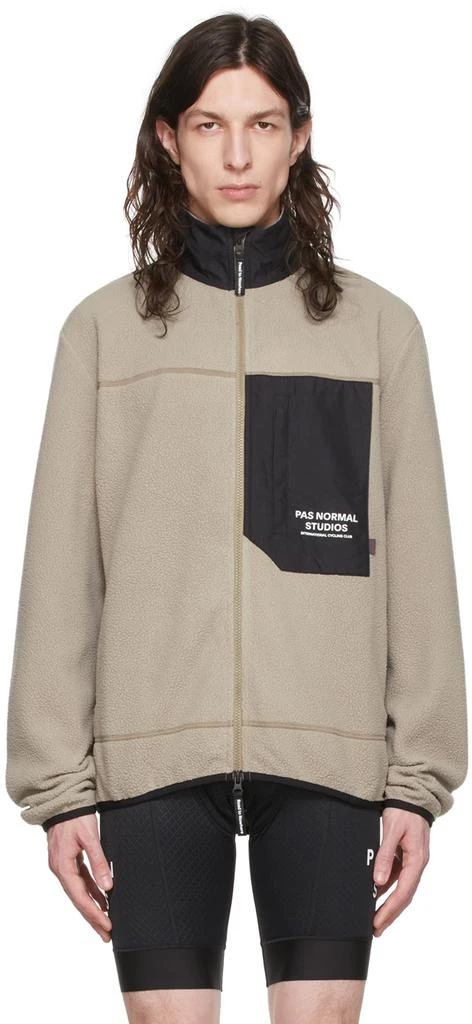 商品Pas Normal Studios|Beige Polyester Jacket,价格¥1101,第1张图片