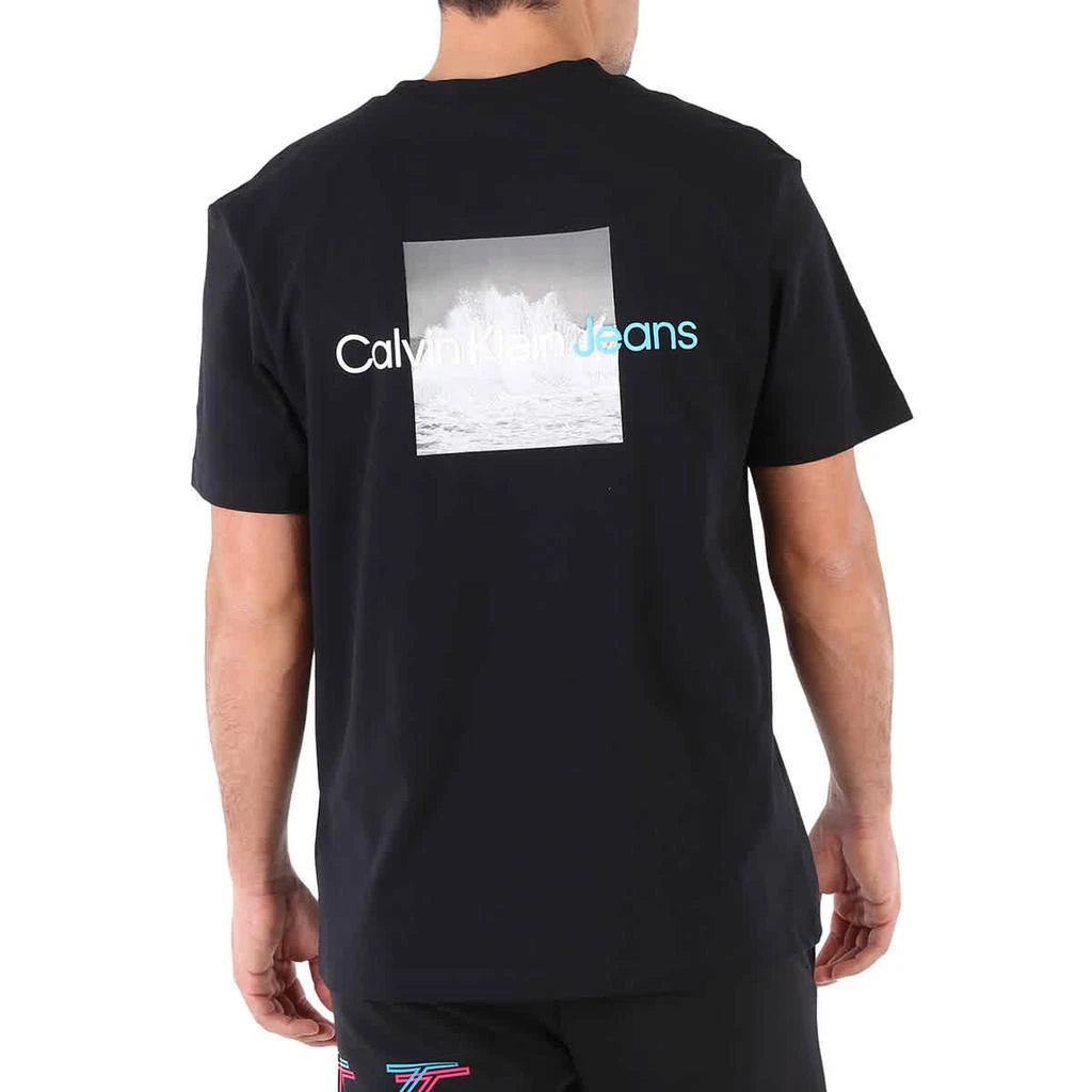 商品Calvin Klein|Black Splash Back Logo Short Sleeve T-Shirt,价格¥346,第3张图片详细描述