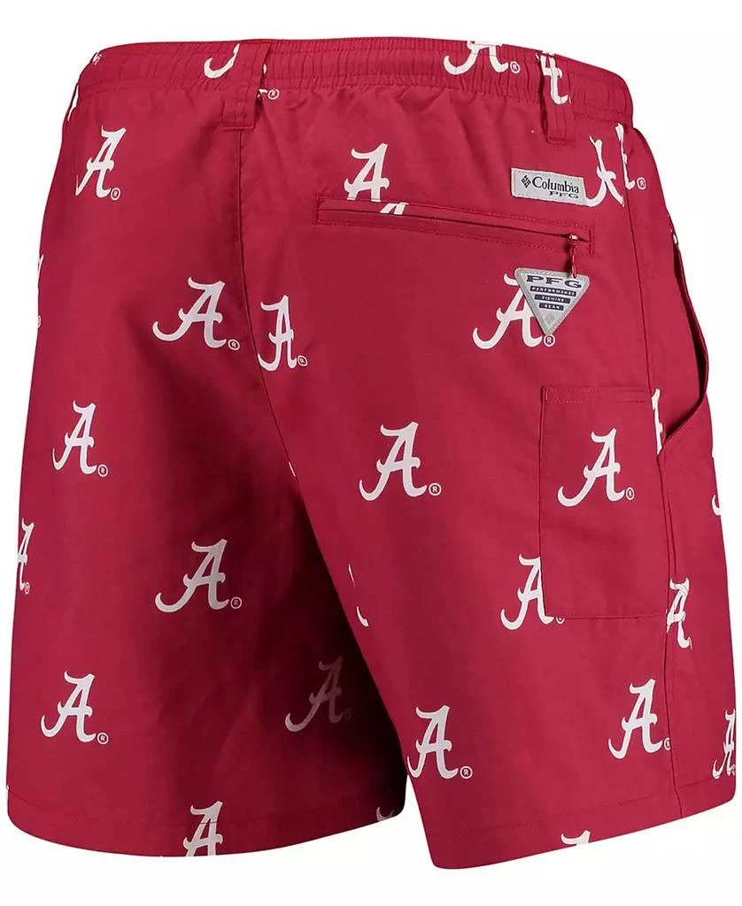 商品Columbia|Men's Crimson Alabama Crimson Tide Backcast II Omni-Shade Hybrid Shorts,价格¥368,第2张图片详细描述