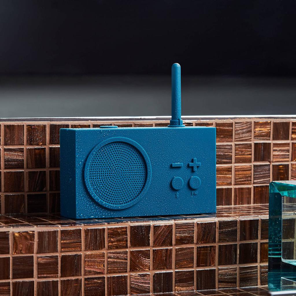 Lexon TYKHO 3 FM Radio and Bluetooth Speaker - Duck Blue商品第5张图片规格展示