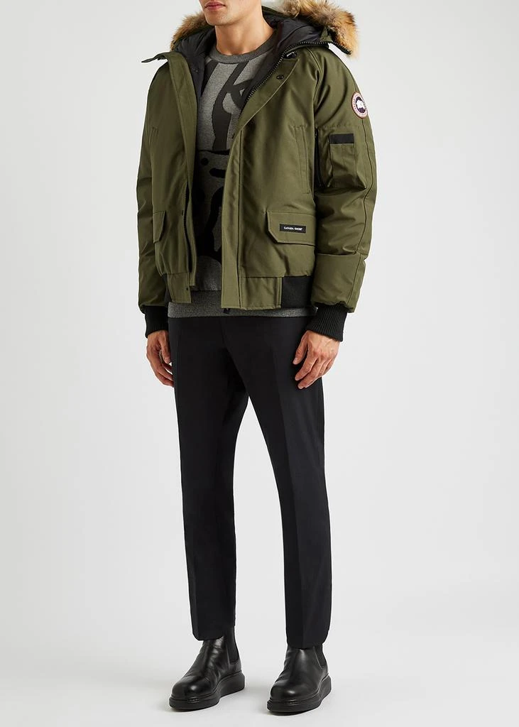 商品Canada Goose|Chilliwack fur-trimmed Arctic-Tech bomber jacket,价格¥10527,第4张图片详细描述