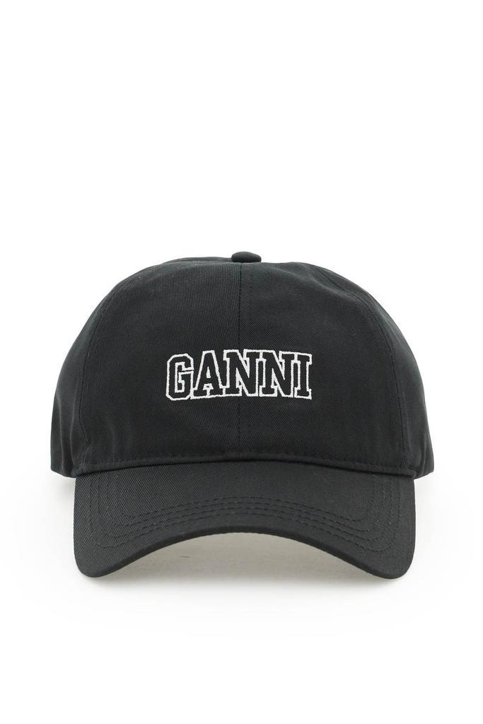 商品Ganni|ORGANIC COTTON BASEBALL CAP,价格¥544,第1张图片