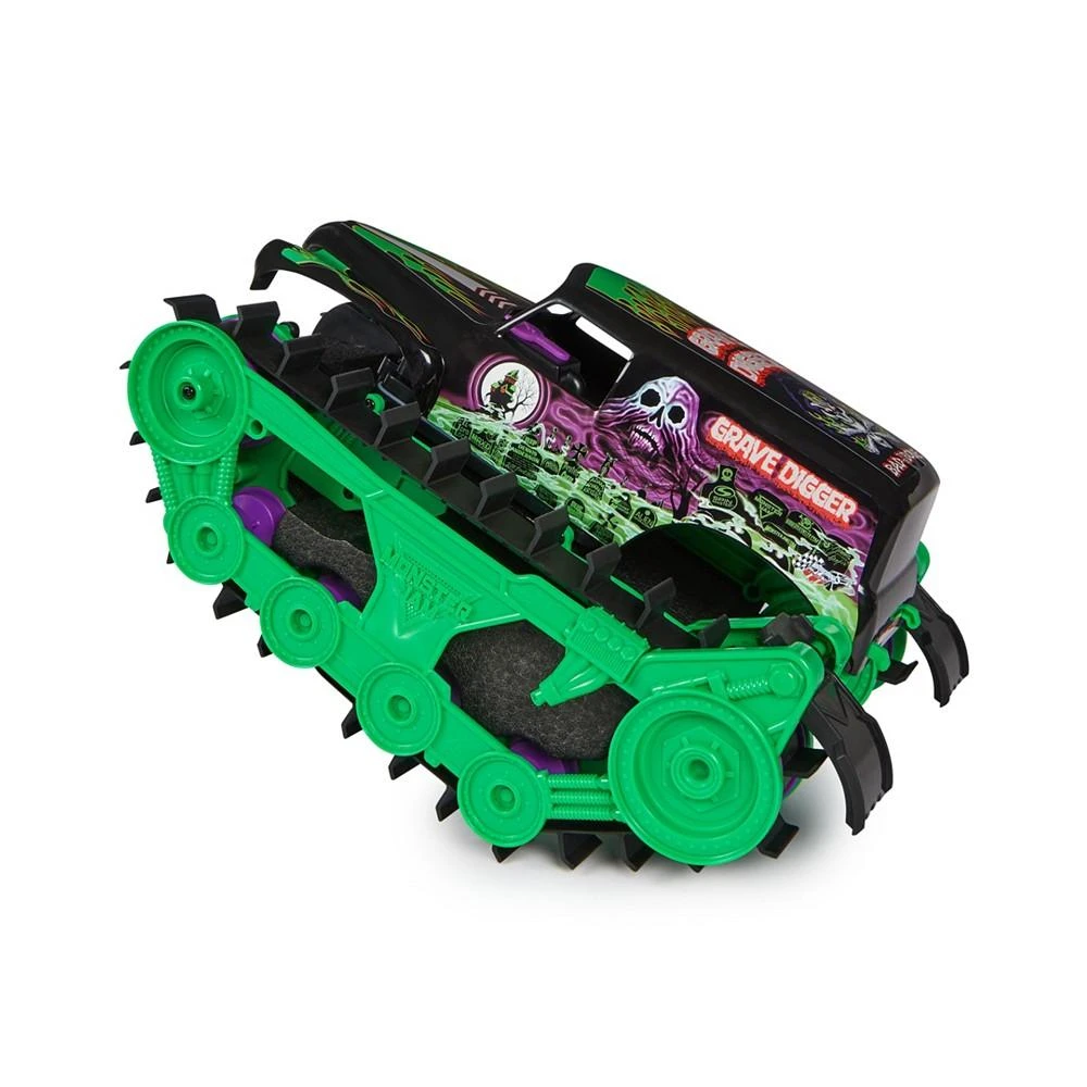 商品Monster Jam|Grave Digger Trax All-Terrain Remote Control Outdoor Vehicle, 1-15 Scale, Kids Toys for Boys and Girls Ages 4 and Up,价格¥484,第3张图片详细描述