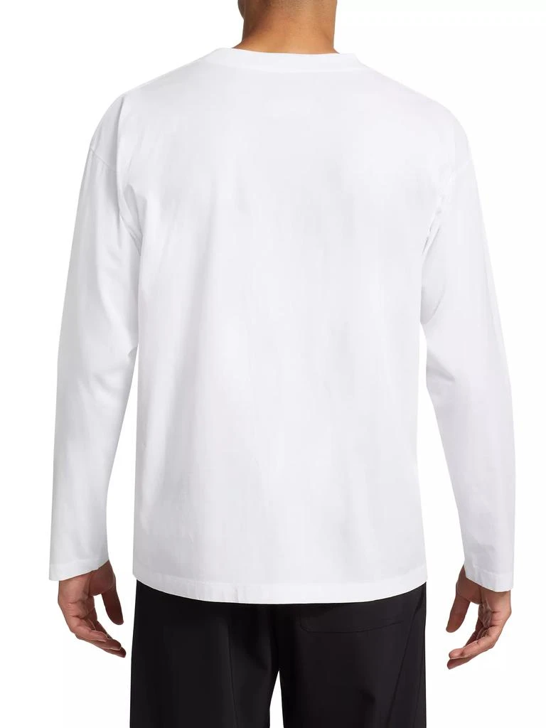 商品MM6|Cotton Long-Sleeve T-Shirt,价格¥2228,第5张图片详细描述