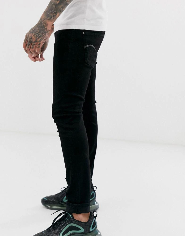 商品G-Star|G-Star skinny fit jeans in black,价格¥536,第2张图片详细描述