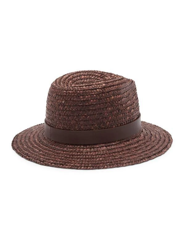 商品Valentino|Rockstud Straw Fedora,价格¥2130,第2张图片详细描述