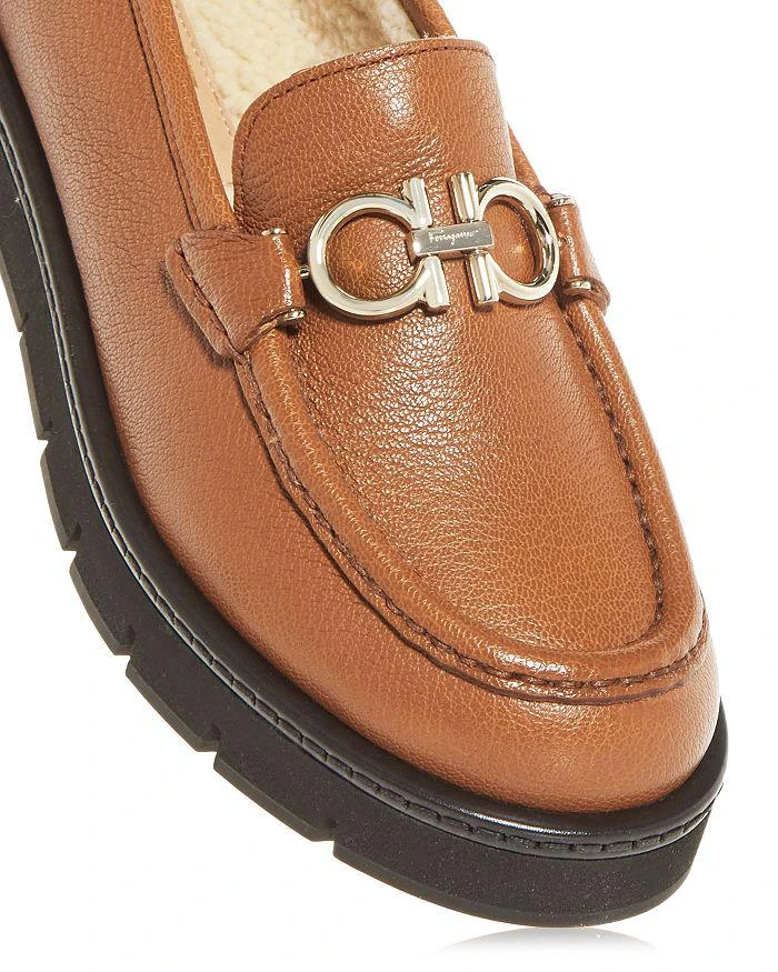 商品Salvatore Ferragamo|Women's Rolo Shearling Lined Winter Loafers,价格¥3520,第5张图片详细描述