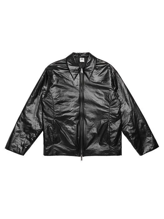 商品ADD|COZY AIR CROP JACKET GLOSSY BLACK,价格¥1457,第2张图片详细描述