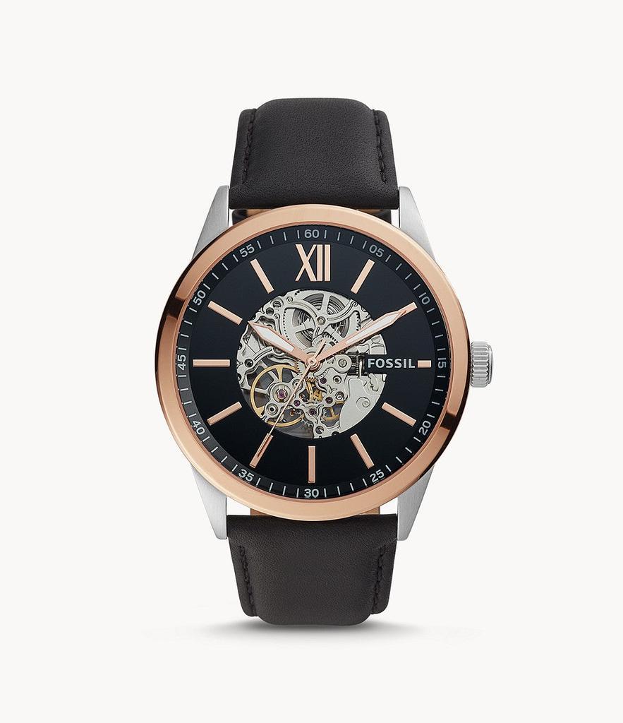 商品Fossil|Fossil Men's Flynn Automatic, Stainless Steel Watch,价格¥617,第1张图片
