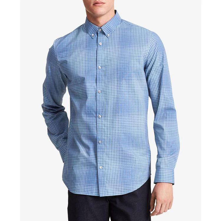 商品Calvin Klein|Men's Infinite Non-Iron Plaid Shirt,价格¥200,第1张图片