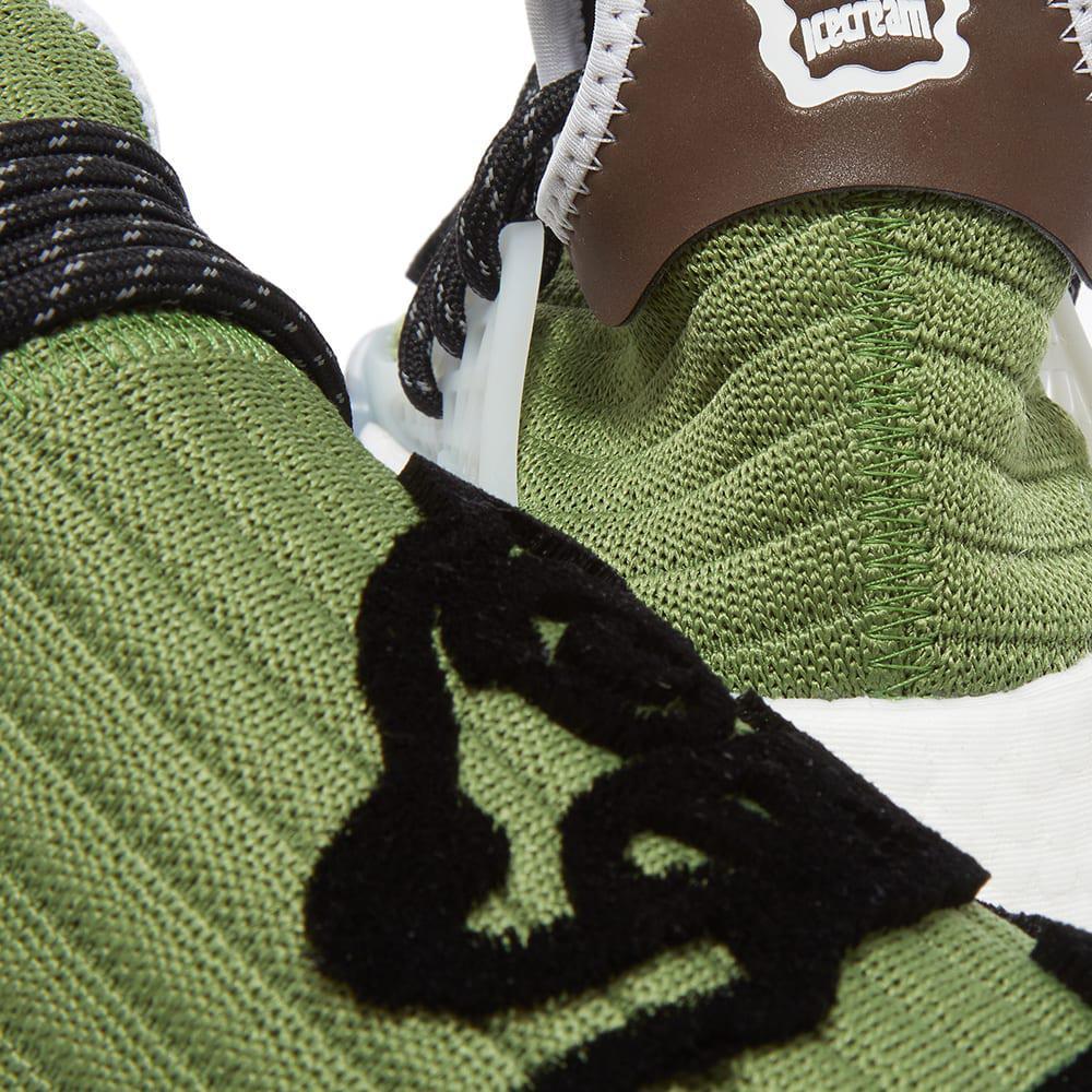 商品Adidas|男款 BBC 联名 adidas HU NMD 经典跑鞋 绿色,价格¥763,第6张图片详细描述