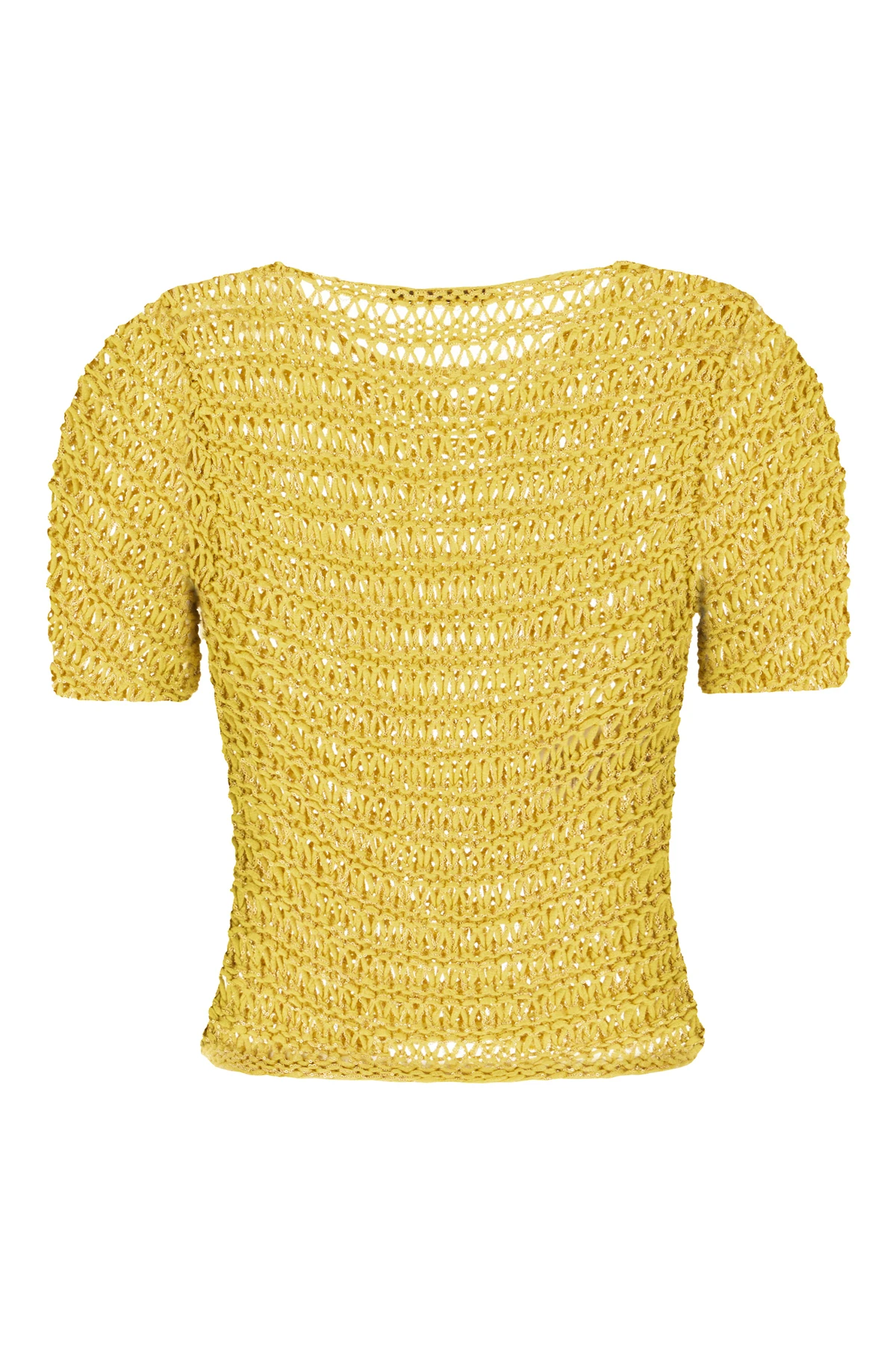 商品【商品预售7天】 Alberta Ferretti|Alberta Ferretti 女士T恤 A091401040042 黄色,价格¥3717,第3张图片详细描述