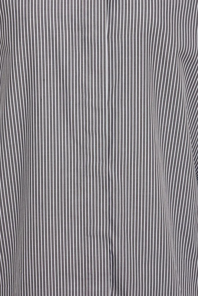 商品Maje|Carline striped cotton-poplin shirt,价格¥504,第2张图片详细描述