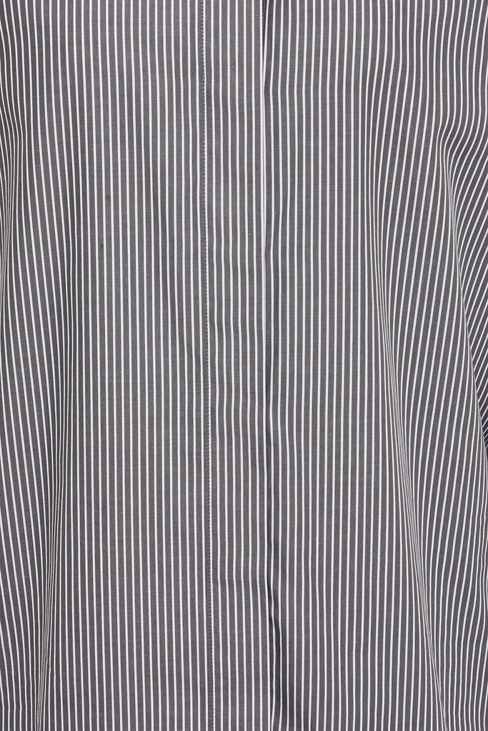 商品Maje|Carline striped cotton-poplin shirt,价格¥590,第4张图片详细描述
