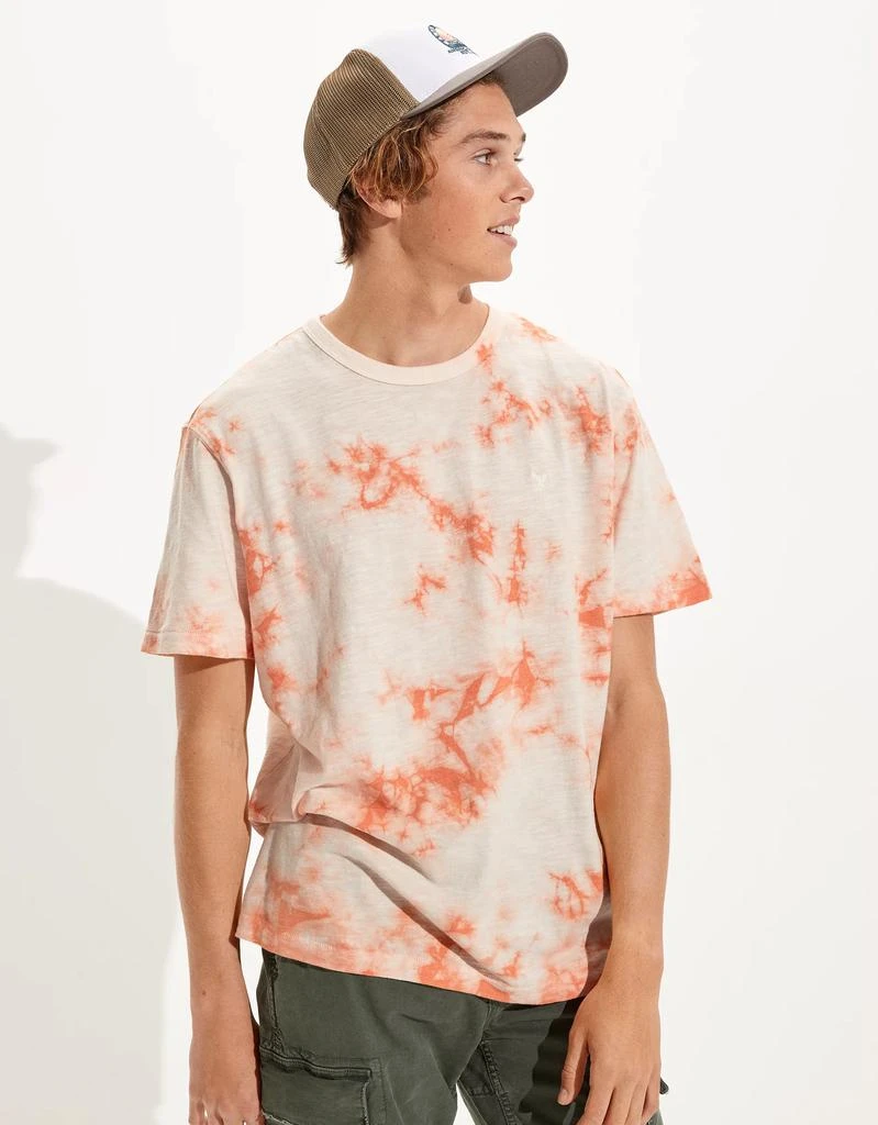 商品AE|AE Super Soft Slub Tie-Dye T-Shirt,价格¥91,第1张图片