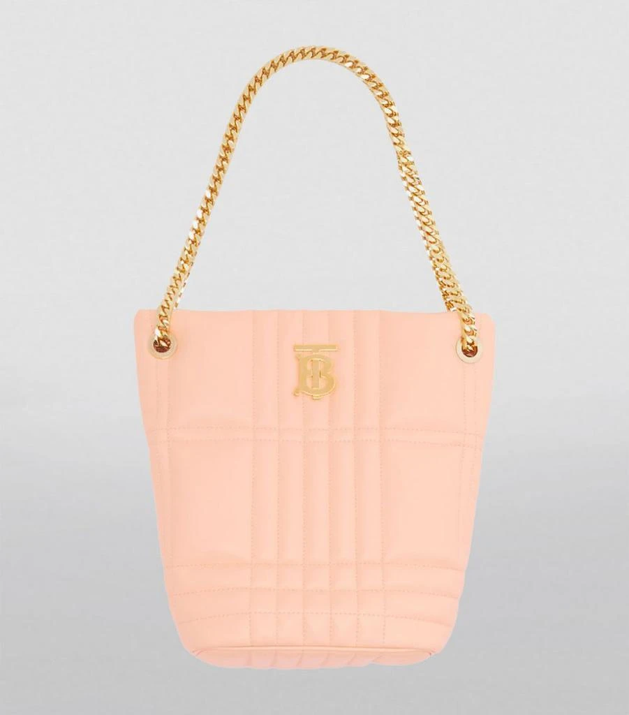 商品Burberry|Small Leather Lola Bucket Bag,价格¥13644,第3张图片详细描述