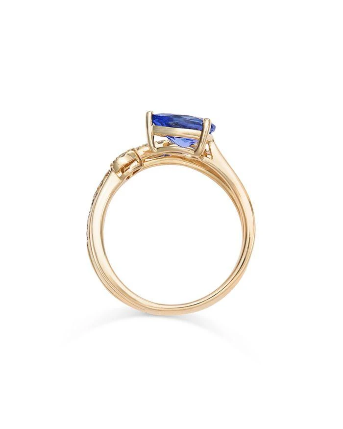 商品Bloomingdale's|Tanzanite & Diamond Crossover Ring in 14K Yellow Gold,价格¥24957,第3张图片详细描述