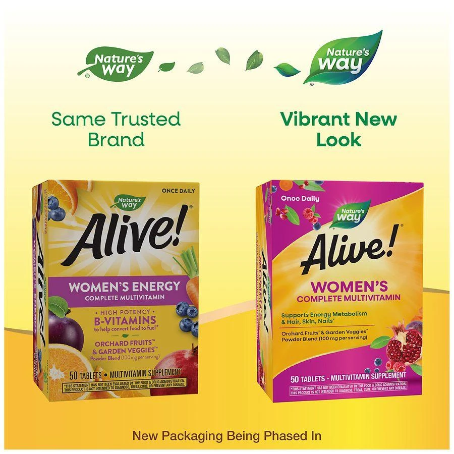 商品Alive!|Women's Energy Multi-Vitamin Tablets,价格¥114,第2张图片详细描述
