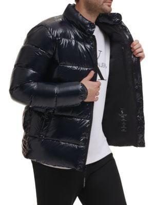商品Calvin Klein|Sheen Water-Resistant Down Puffer Jacket,价格¥573,第5张图片详细描述