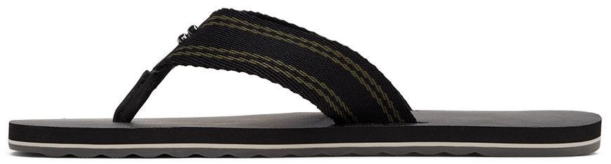 商品Coach|Black Webbing Flip Flops,价格¥610,第5张图片详细描述