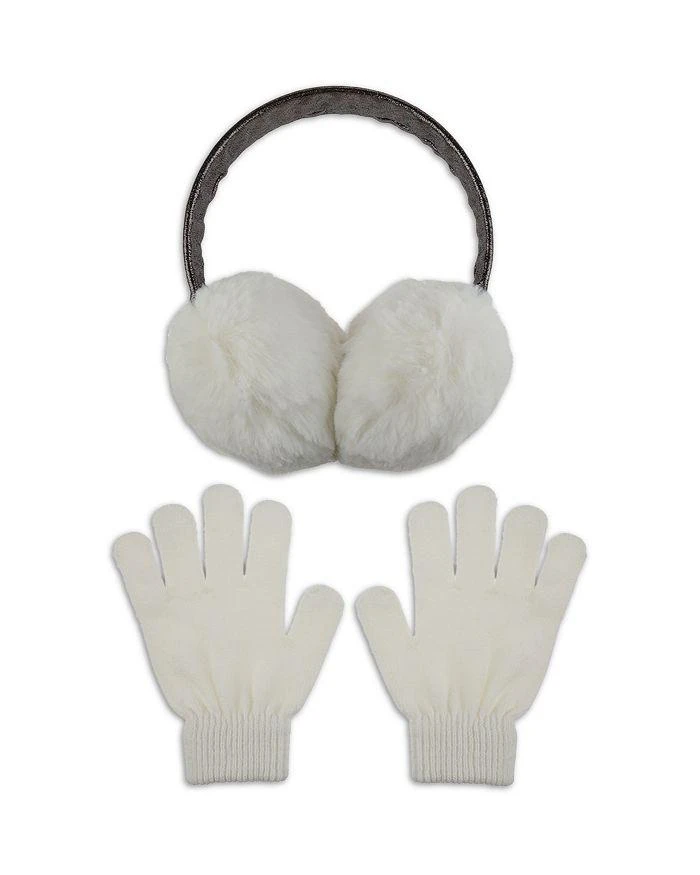 商品Capelli|Girls' Faux Fur Earmuffs & Gloves Set,价格¥63,第1张图片