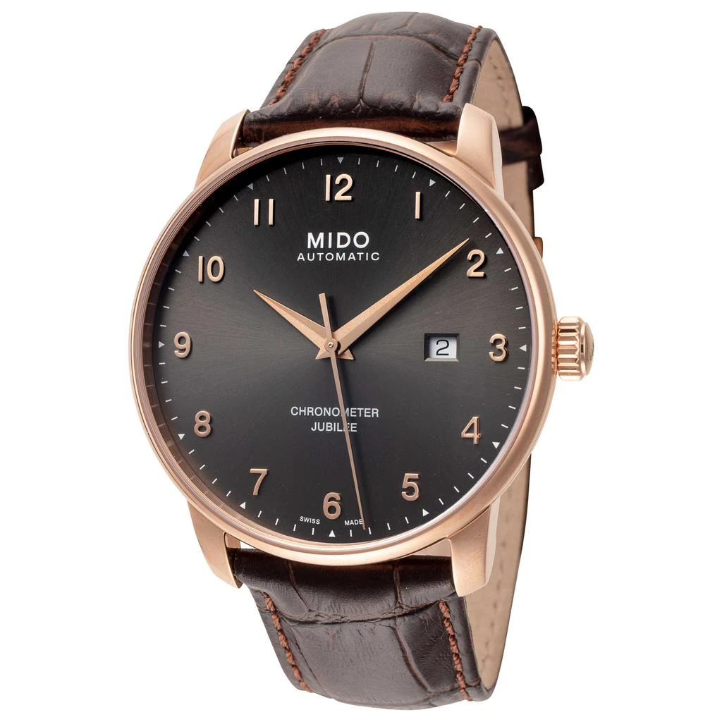 商品MIDO|美度 贝伦赛丽 男士机械腕表 42mm M0376083606200,价格¥4045,第1张图片