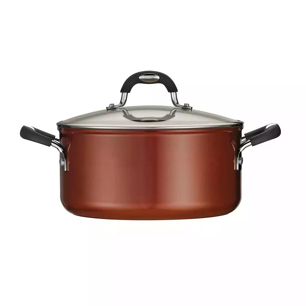 商品Tramontina|Style Ceramica Metallic Copper 5 Qt Covered Dutch Oven,价格¥371,第2张图片详细描述