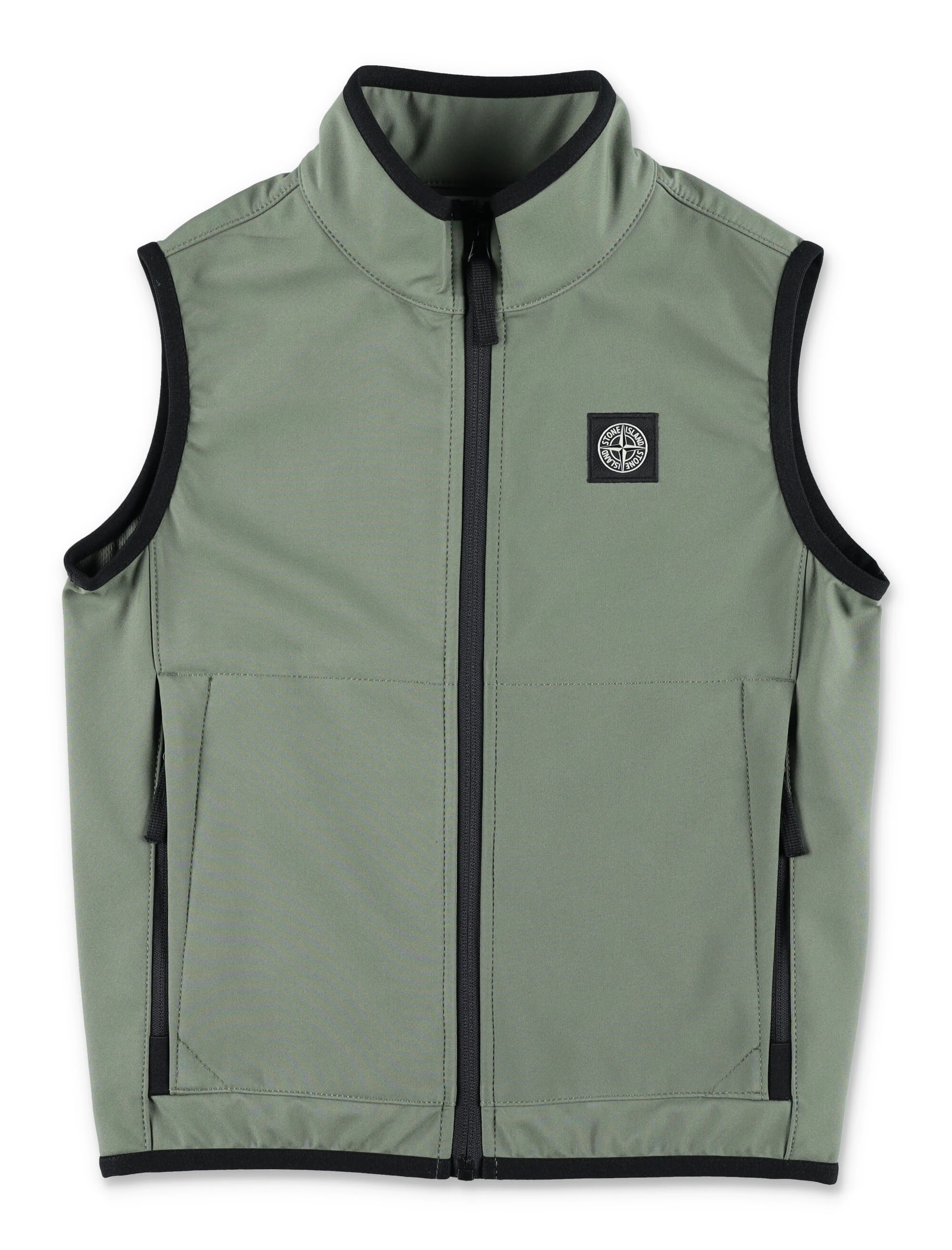 商品Stone Island|Stone Island 男童马甲 8016G0127SV0059 绿色,价格¥1345,第1张图片