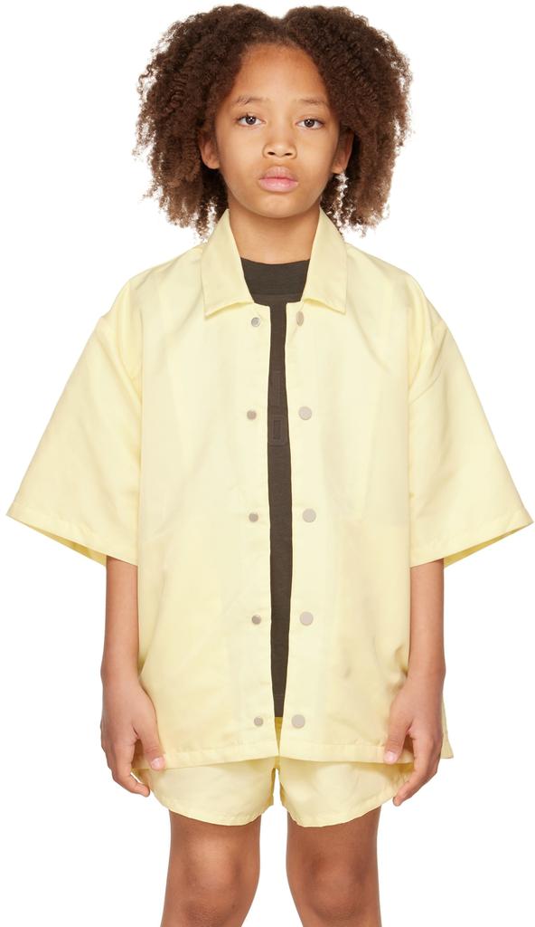 Kids Yellow Nylon Shirt商品第1张图片规格展示