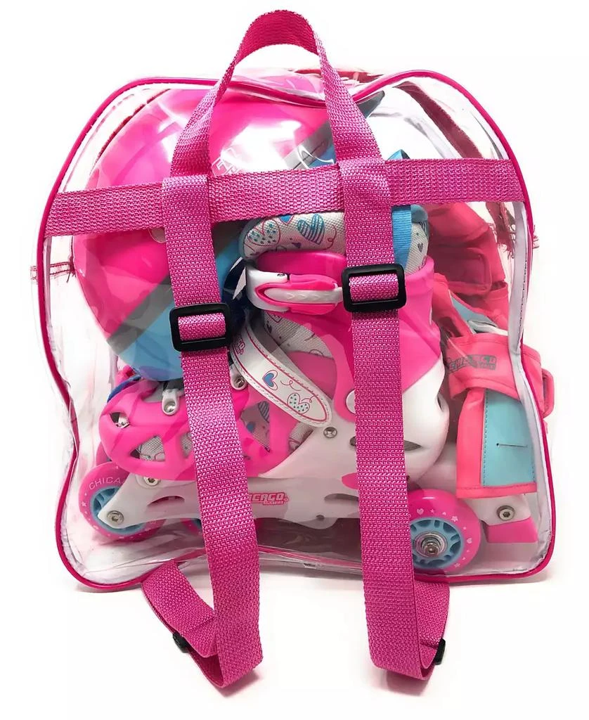 商品Chicago Skates|Chicago Adjustable Inline Training Skate 8pc Combo Set - Size S (J10-J13),价格¥397,第5张图片详细描述