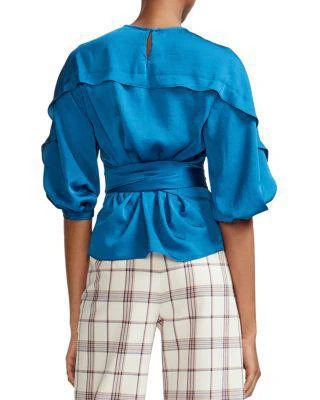 商品Maje|Lavana Belted Top,价格¥501,第2张图片详细描述