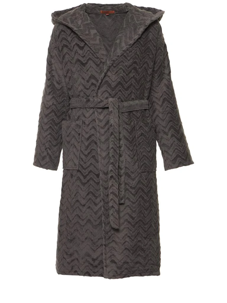 商品MISSONI HOME COLLECTION|Rex Hooded Cotton Bathrobe,价格¥3541,第1张图片