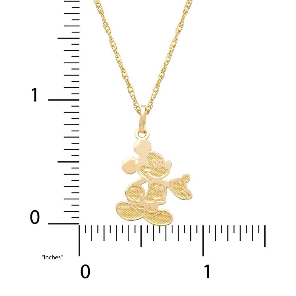 商品Disney|Children's Mickey Mouse 15" Pendant Necklace in 14k Gold,价格¥1292,第7张图片详细描述