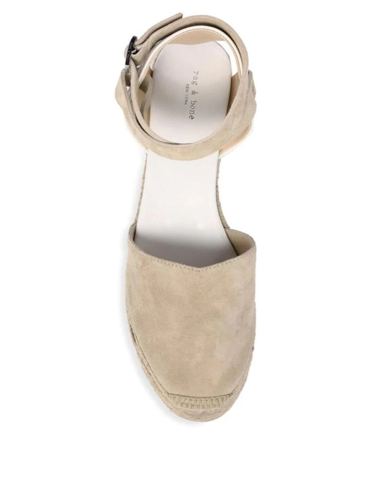 商品Rag & Bone|Kea Suede Platform Wedge Espadrilles,价格¥2974,第4张图片详细描述