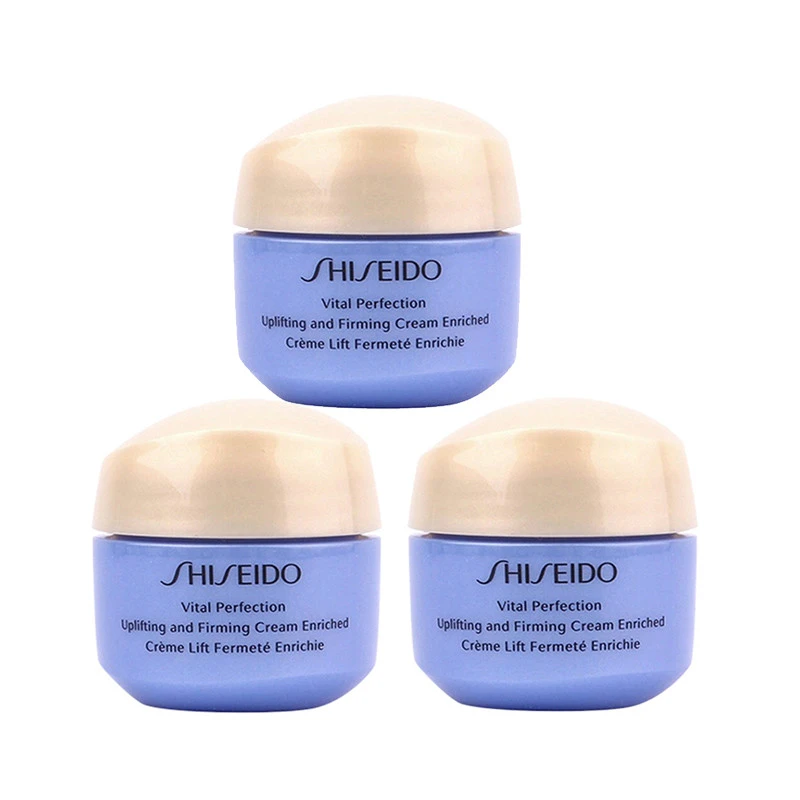 商品Shiseido|【3件包邮装】SHISEIDO 资生堂 中小样 悦薇抗糖面霜 15ml*3 滋润版,价格¥227,第1张图片