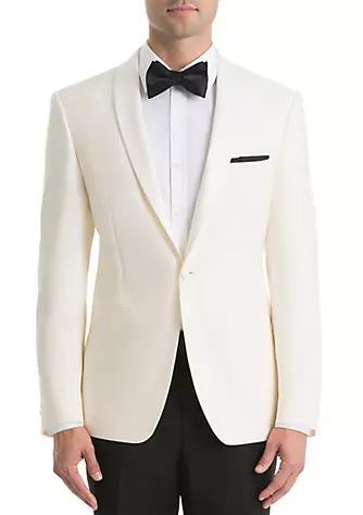 商品Ralph Lauren|White Tuxedo Coat,价格¥3336,第1张图片