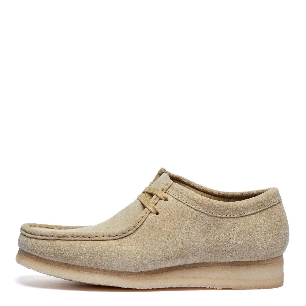 商品Clarks|Clarks Originals Wallabee Shoes - Maple,价格¥830,第1张图片