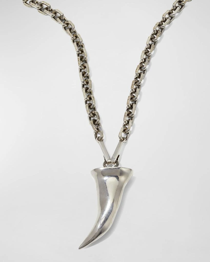 商品Givenchy|Men's Horn Pendant Chain Necklace,价格¥5232,第3张图片详细描述