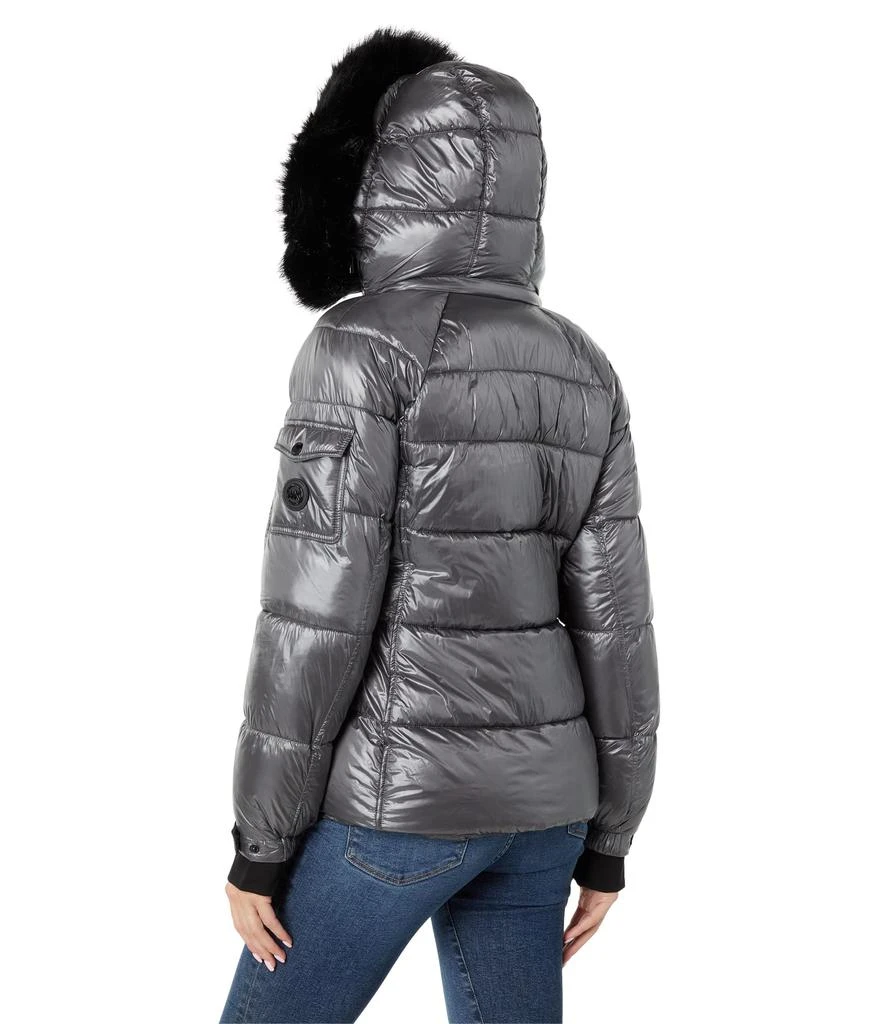 商品Michael Kors|Short Puffer with Faux Fur Trim Hood Jacket M425739QZ,价格¥1261-¥1659,第2张图片详细描述