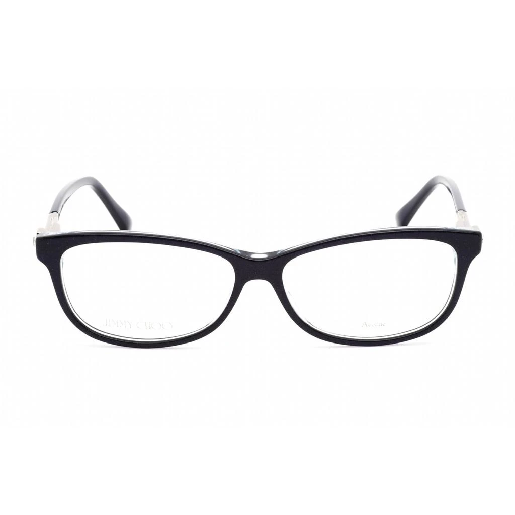 商品Jimmy Choo|Jimmy Choo Women's Eyeglasses - Blue Glitter Plastic Cat Eye Frame | JC 273 0JOO 00,价格¥464,第2张图片详细描述