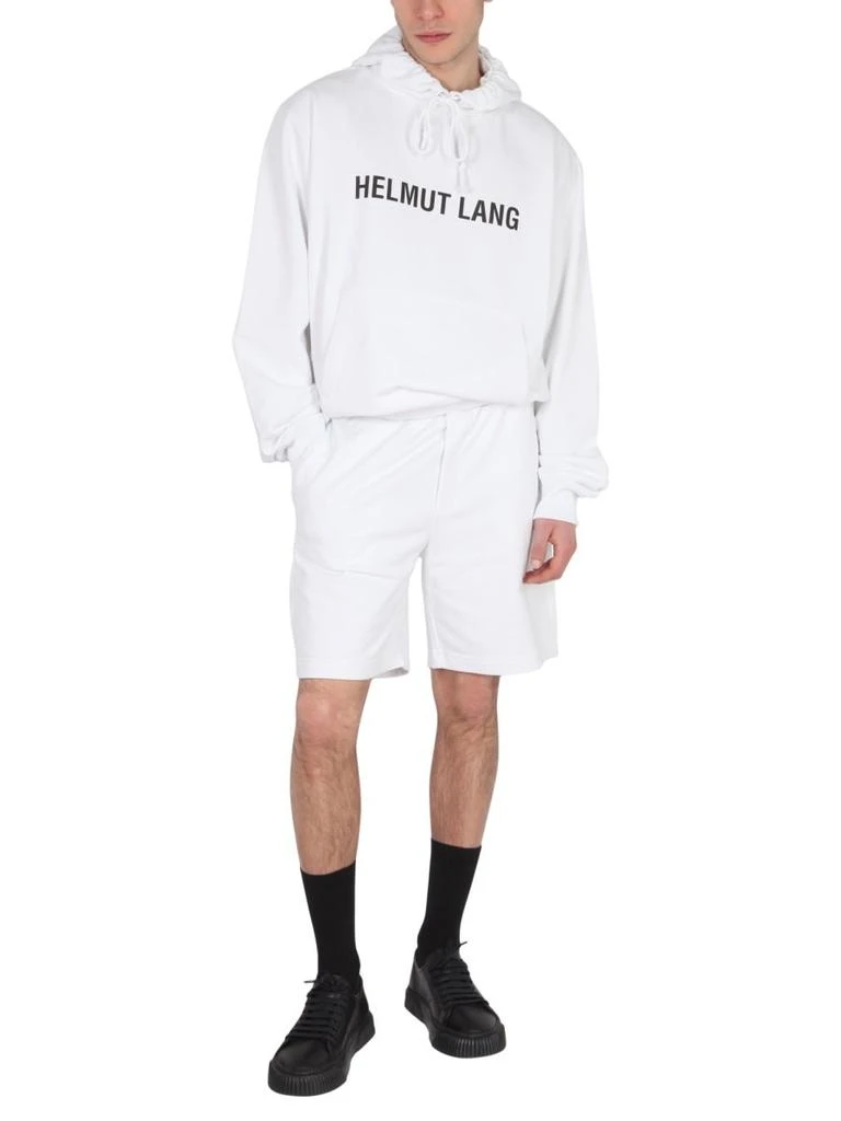 Helmut Lang Logo Printed Drawstring Hoodie 商品