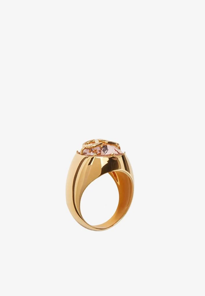 商品Valentino|Signature VLogo Ring with Swarovski® Crystal,价格¥4558,第3张图片详细描述