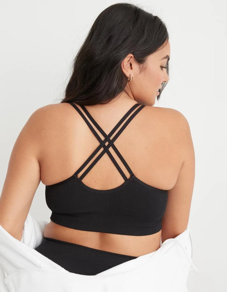 商品Aerie|Aerie Seamless Strappy Padded Bralette,价格¥114,第2张图片详细描述