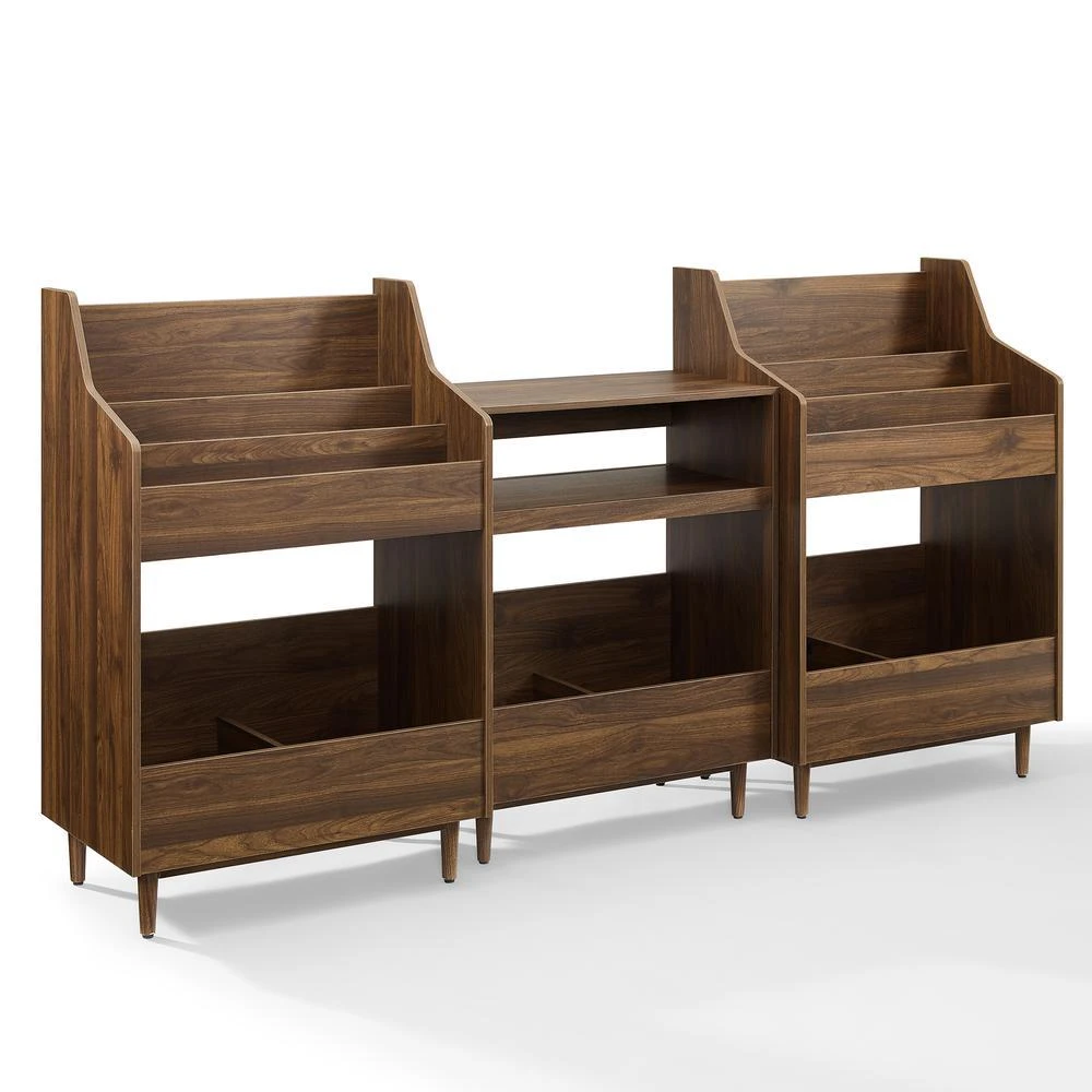 商品Crosley Brands|Liam 3Pc Record Player Stand And Vinyl Storage Set,价格¥6209,第1张图片