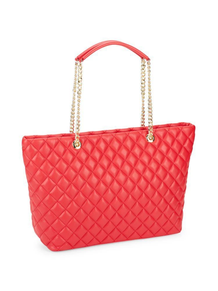 商品Moschino|Love Moschino Logo Applique Quilted Tote,价格¥944,第4张图片详细描述