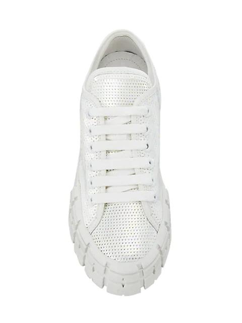 Paillettes Wheel Lug-Sole Platform Sneakers商品第5张图片规格展示