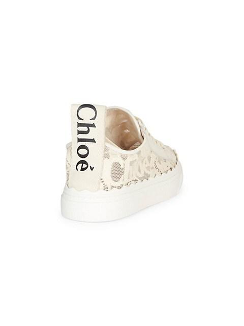 商品Chloé|Mesh Lace Low-Top Sneakers,价格¥4022,第5张图片详细描述