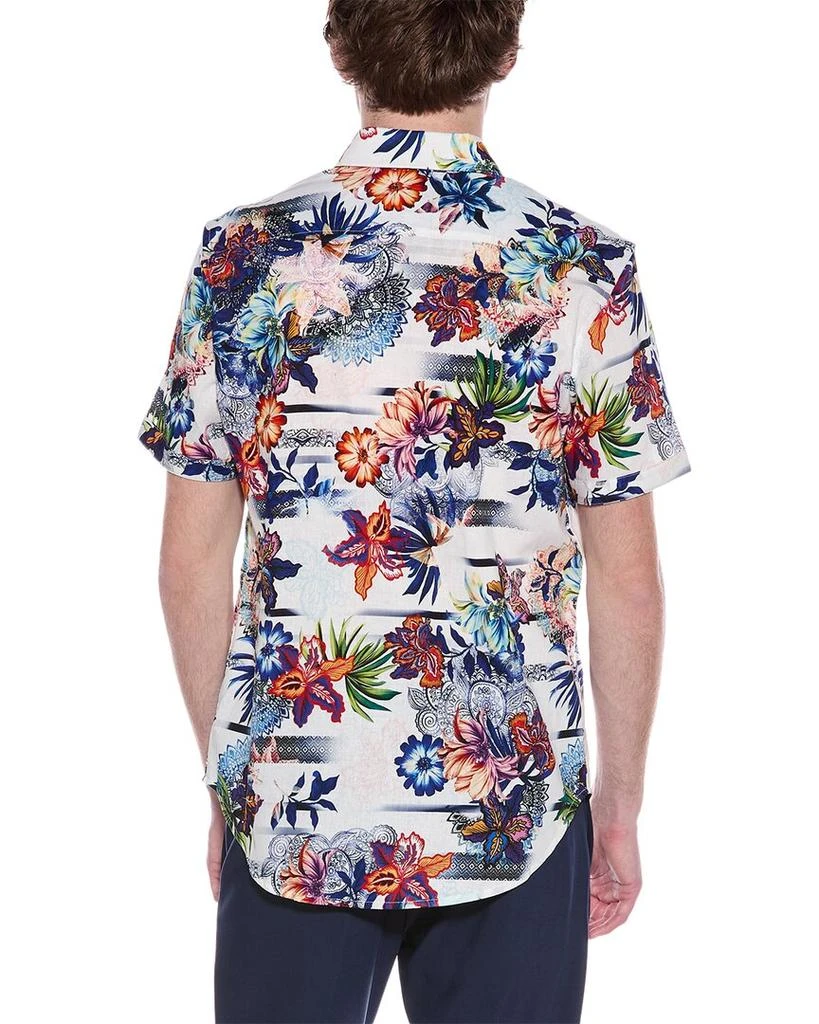 商品Robert Graham|Kendari Classic Fit Linen-Blend Shirt,价格¥950,第2张图片详细描述