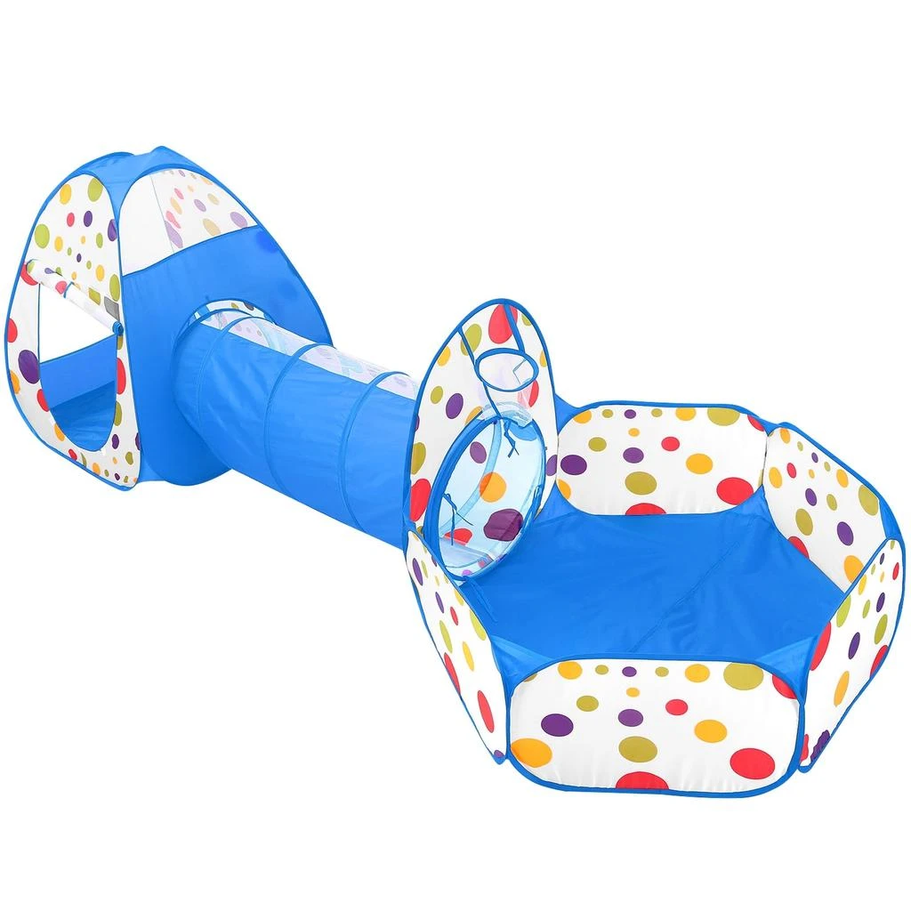 商品Global Bazaar|3 In 1 Child Crawl Tunnel Tent Ball Pit Set,价格¥531,第2张图片详细描述